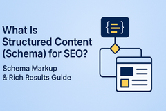 What is structured content (schema) for SEO?